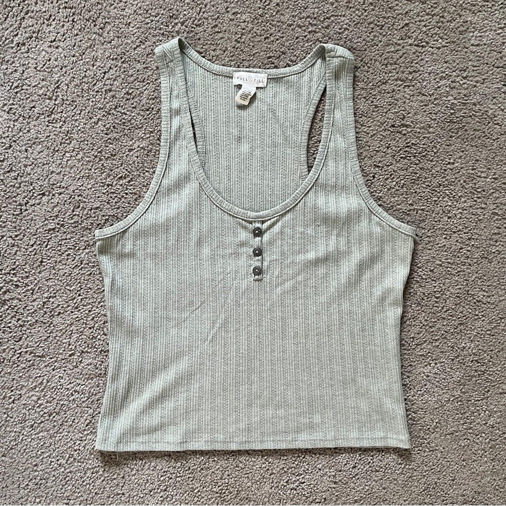 Full Tilt Knit Cropped Tank